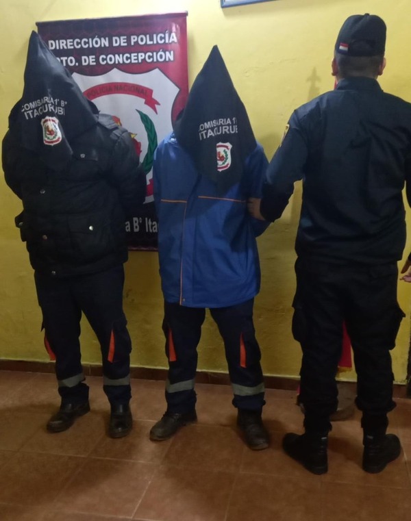 Detienen a supuestos playeros infieles por hurto de Gs.60 millones