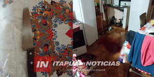MUJER APUÑALADA POR SU PROPIO HIJO PERDIÓ MUCHA SANGRE Y ESTÁ EN OBSERVACIÓN - Itapúa Noticias