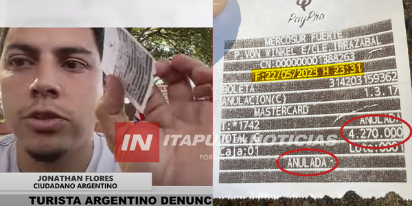TURISTA ARGENTINO DENUNCIA HABER SIDO ESTAFADO EN ENCARNACIÓN - Itapúa Noticias