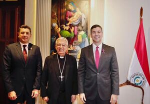 Peña con el cardenal: “Hablamos de la construcción de un Paraguay mejor” - ADN Digital