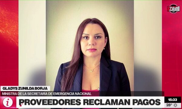 SEN depende de la liberación de fondos de Hacienda para cumplir con proveedores, según ministra - Megacadena — Últimas Noticias de Paraguay