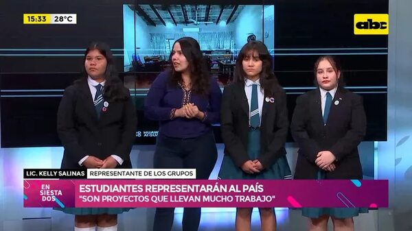 Video: Estudiantes representarán al país en el exterior - Ensiestados - ABC Color