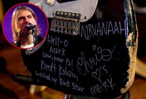 Una guitarra autografiada rota de Kurt Cobain se vendió por casi USD 600 mil en una subasta - Megacadena — Últimas Noticias de Paraguay