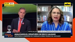 Video: Analizarán el desafuero de Erico Galeano  - Mesa de Periodistas - ABC Color