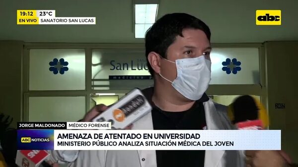 Universidad Americana: Ministerio Público analiza situación medica del joven - ABC Noticias - ABC Color