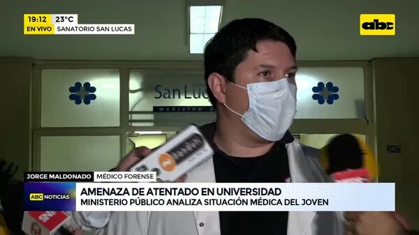 Universidad Americana: Ministerio Público analiza situación medica del joven  - ABC Noticias - ABC Color