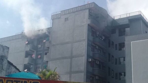 Incendio en un edificio encarnaceno