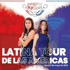 Luján Palacios y Fiorella Gatti, preparadas para el debut en el Paraguay Open Squash - Polideportivo - ABC Color