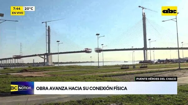 Video: Obra avanza hacia su conexión física - ABC Noticias - ABC Color
