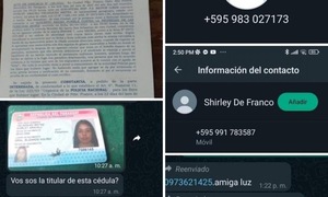Diario HOY | Usan cédula robada de una mujer para estafar a negocios en el este