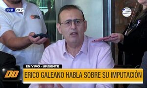 Erico Galeano dice que sufre persecución política y que no renunciará a su inmunidad | Telefuturo