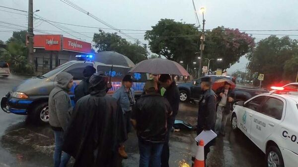 Se entregó el chofer que arrolló y mató a una mujer en Luque