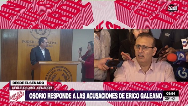 Osorio afirma que en 2015, Galeano le prestó G. 200 millones y no 1.200 millones - Megacadena — Últimas Noticias de Paraguay