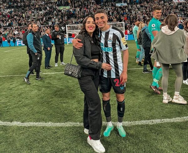 Miguel Almirón y el tierno mensaje de su esposa, Alexia Notto: “Ningún soñador es pequeño” - Gente - ABC Color