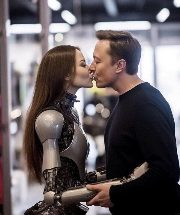 Diario HOY | Elon Musk besa a robot con forma de mujer y diseñada "a su gusto", y desata polémica