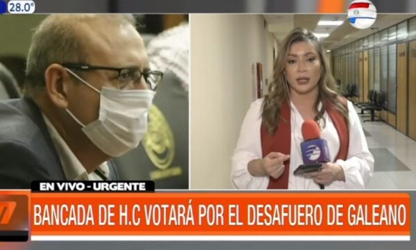 Honor Colorado votará por el desafuero de Erico Galeano | Telefuturo