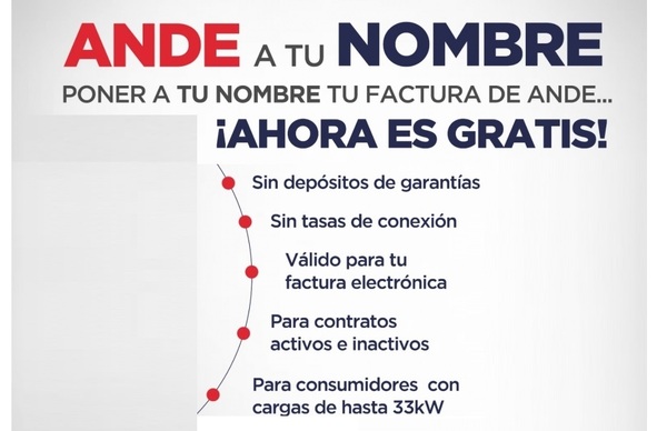 ANDE continúa con la promoción 'Brillante Oportunidad'