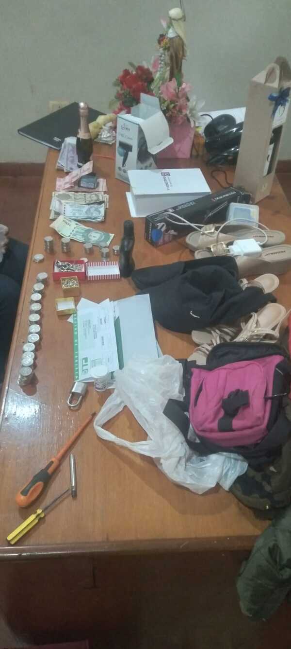 Joyas, dinero y más: Policía recupera objetos robados y captura a conocido delincuente
