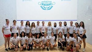 Squash femenino de nivel mundial con cita en Paraguay