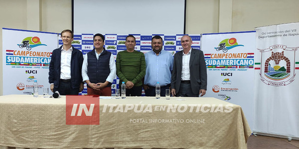 CAMPEONATO SUDAMERICANO DE CICLISMO FUE PRESENTADO EN LA GOBERNACIÓN DE ITAPÚA  - Itapúa Noticias