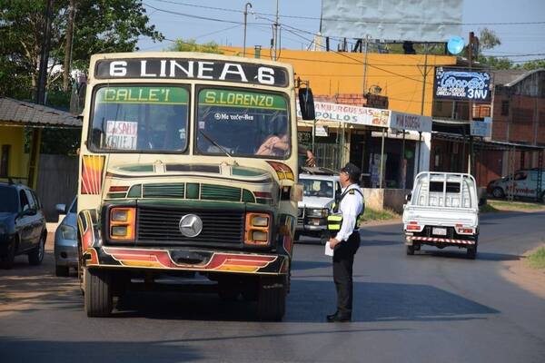 Anuncian "estricto control" a buses - San Lorenzo Hoy