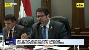Video: JEM estudia denuncia contra fiscales - ABC Noticias - ABC Color