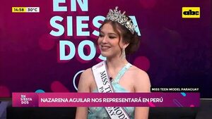Video: Recibimos a la Miss Teen Model Paraguay  - Ensiestados - ABC Color