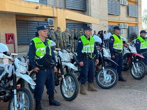 La Dirección policial de Concepción recibe 15 motocicletas
