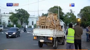Despejan calles privatizadas por cuidacoches - Noticias Paraguay