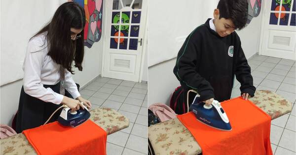 La Nación / ¿A favor o en contra? En colegio esteño enseñan a sus alumnos a planchar y otras tareas del hogar