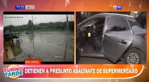 Detienen a sospechoso de asaltar supermercados en Asunción y Central