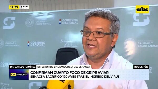Video: Confirman cuarto foco de gripe aviar - ABC Noticias - ABC Color