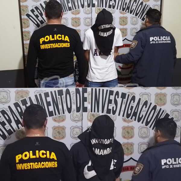 Dos presuntos asaltantes se entregaron a la policía