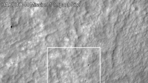 NASA publica fotos del módulo japonés que se estrelló en la Luna
