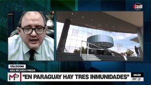 "En Paraguay hay tres tipos de inmunidades: opinión, proceso y detención", según abogado - Megacadena — Últimas Noticias de Paraguay
