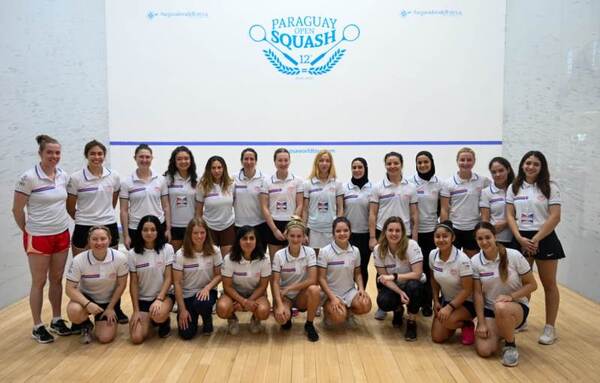 Squash femenino de nivel mundial con cita en Paraguay | Lambaré Informativo