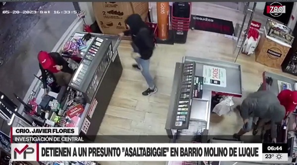 En Luque, detuvieron a presunto integrante de una banda que atracaba minimercados - Megacadena — Últimas Noticias de Paraguay
