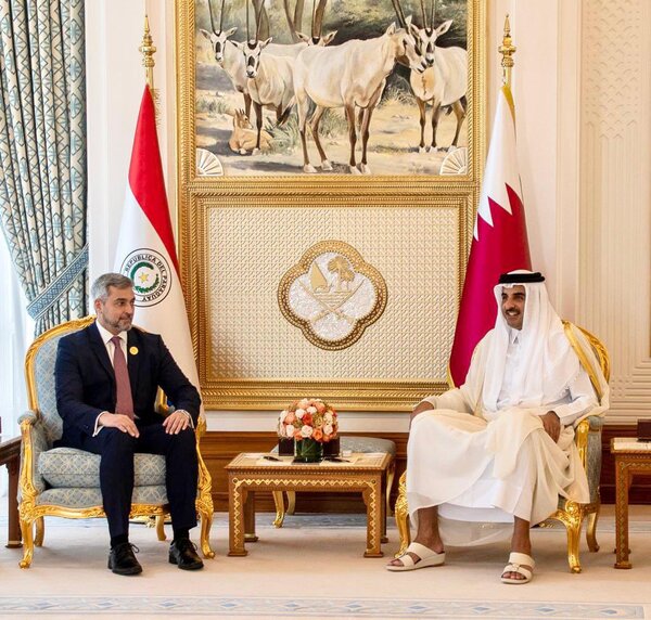 Mario Abdo mantuvo un encuentro con el Emir del Estado de Qatar | 1000 Noticias