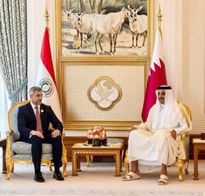 Abdo se reunió con el emir de Qatar durante su visita a ese país - El Trueno