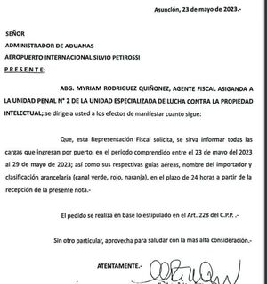 Fiscales emiten oficios con el solo objetivo de extorsionar, advierten despachantes e importadores