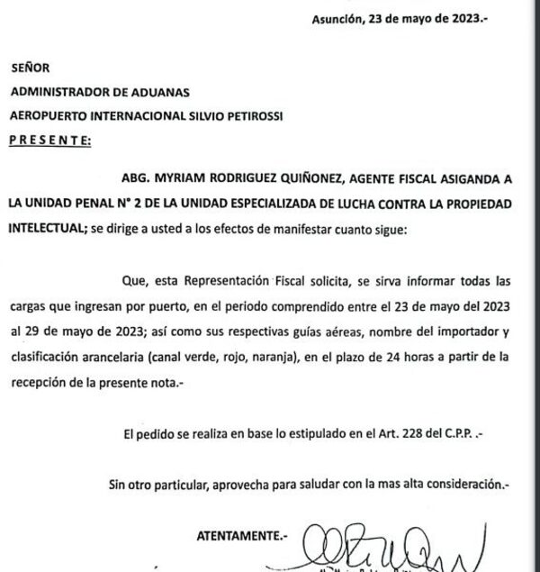 Fiscales emiten oficios con el solo objetivo de extorsionar, advierten despachantes e importadores