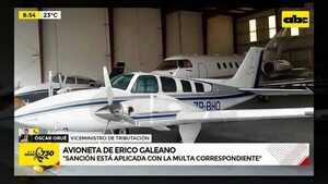 AUDIO: Tribuación confirma que avioneta de Erico Galeano no estaba registrada para ser “taxi aéreo” - A La Gran 7-30 - ABC Color