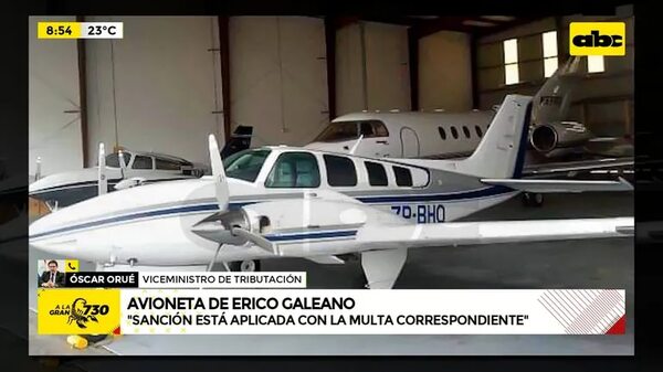 AUDIO: Tribuación confirma que avioneta de Erico Galeano no estaba registrada para ser “taxi aéreo” - A La Gran 7-30 - ABC Color