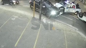 Triple choque, senadora y una patrullera involucradas en accidente - SNT