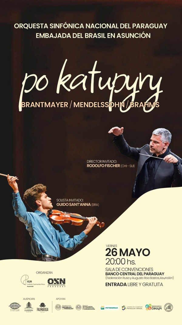 OSN presenta "Po Katupyry", nuevo concierto de su temporada oficial con prodigio del violín - .::Agencia IP::.