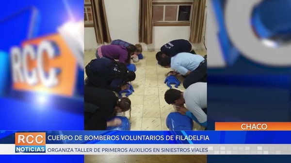 Cuerpo de Bomberos Voluntarios de Filadelfia organiza taller de primeros auxilios