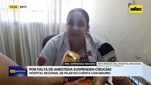 Video: Hospital Regional de Pilar no cuenta con insumo - ABC Noticias - ABC Color