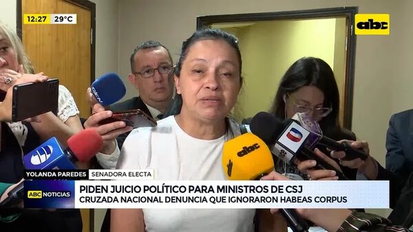Video: Piden juicio político para ministros de la CSJ - ABC Noticias - ABC Color