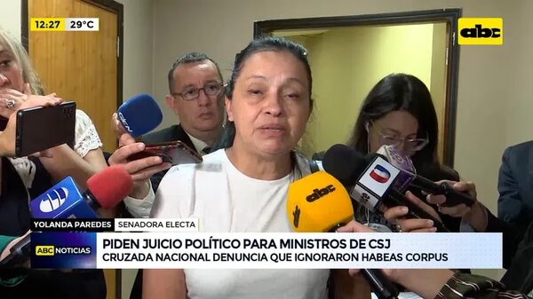 Video: Piden juicio político para ministros de la CSJ - ABC Noticias - ABC Color