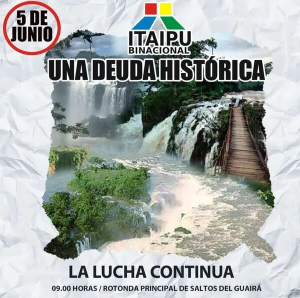 Royalties o gastos sociales, las posibles fuentes del resarcimiento para Saltos en el futuro - Nacionales - ABC Color